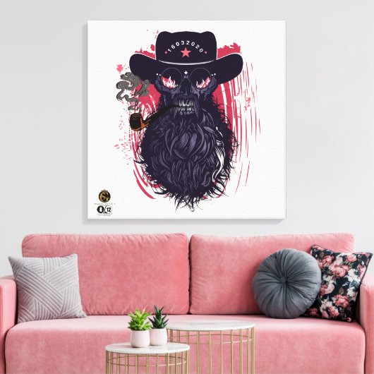 Doodhoofd G-Skulls Renegade series 8 of 12 Canvas Afdruk (Insitu (Woonkamer))