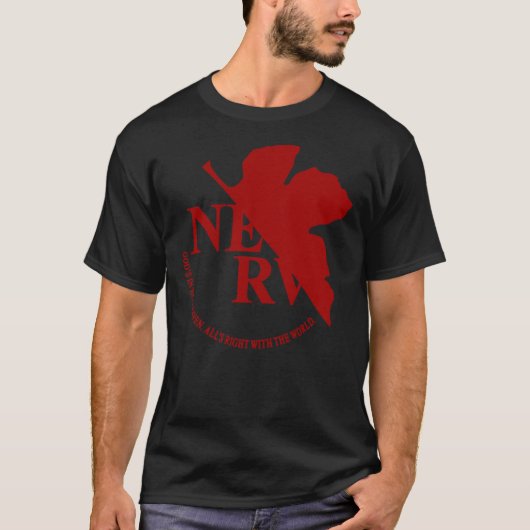 DOODicated Design - Neon Genesis Evangelion - Nerv T-shirt (Voorkant)