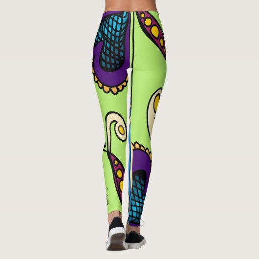 Doodle 1E Colors1 Leggings (Achterkant)