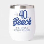 Doodle 40 Tendu À La Main Est Un Anniversaire De P (Arrière)