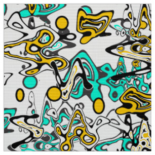 Doodle, abstract, creatief stof