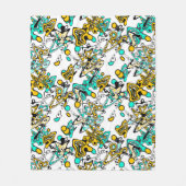 Doodle, abstract fleece deken (Voorkant)