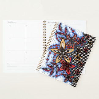 Doodle Abstracte Bloem Planner