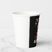 Doodle All The Way Funny Goldendoodle Santa Hat Ch Papieren Bekers (Rechts)