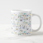 Doodle Alpaca Pattern Extra Grote Beker (Rechts)