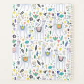 Doodle Alpaca Pattern Planner (Achterkant)