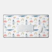 Doodle Animal Fun Patroon Bureaumat (Keyboard & Muis)