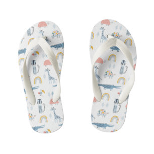 Doodle Animal Fun Patroon Kinder Teenslippers