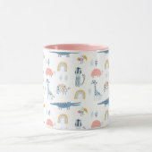 Doodle Animal Fun Patroon Mok (Midden)