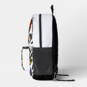 Doodle Art Bag Bedrukte Rugzak (Rechts)