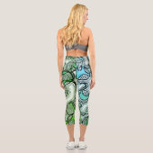 Doodle art Capri leggings (Verso)