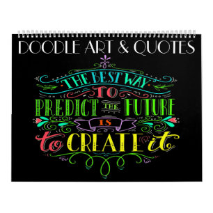 Doodle Art en Quotes Kalender