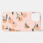 Doodle Art: Oranje kersen  patroon Case-Mate iPhone Case (Achterkant (horizontaal))