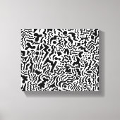Doodle Art Stretched Canvas (Voorkant)