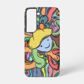 doodle art thème pour samsung galaxy s22 coque (Verso)