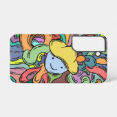 doodle art thème pour samsung galaxy s22 coque (Verso Horizontal)