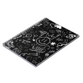 Doodle Art Zwart & Wit Notitieboek (Linkerzijde)