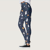 Doodle Astronaut Leggings (Links)