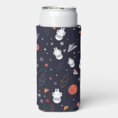 Doodle Astronaut Patroon (Seltzer Achterkant)