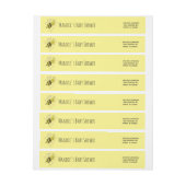 Doodle Bee Baby shower Yellow (Vel)