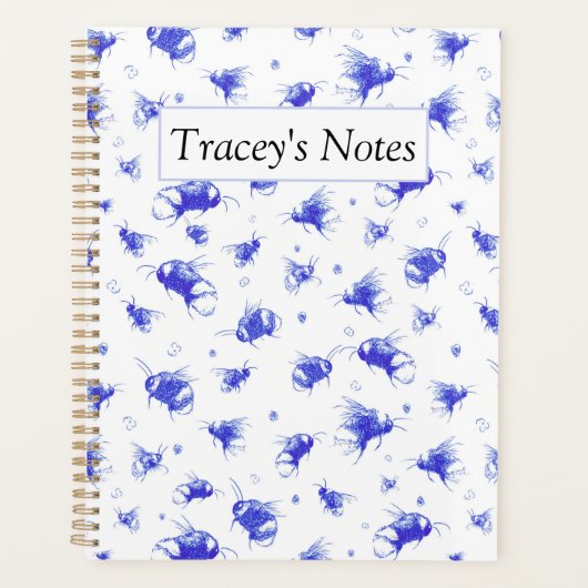 Doodle Bee Planner – gepersonaliseerd kerstcadeau (Voorkant)