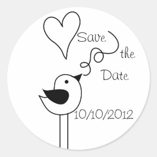 Doodle Bird-Enregistrer les stickers Date