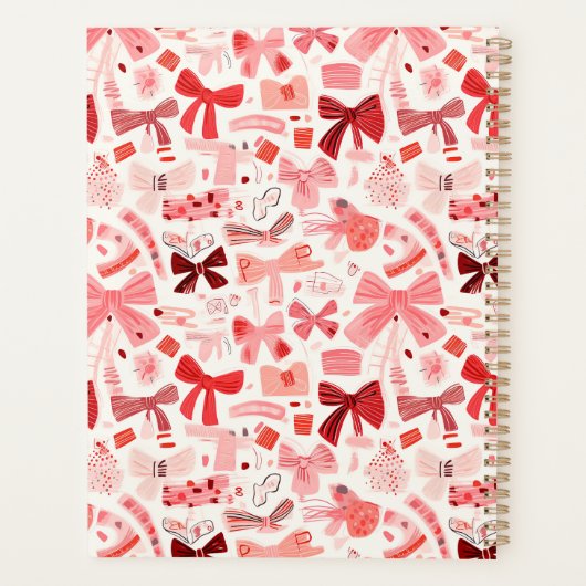 Doodle Bows Initiaal Planner (Achterkant)
