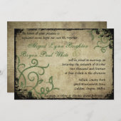 Doodle bruiloft uitnodiging (Voorkant / Achterkant)