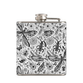 Doodle-bugs in donkerblauw heupfles (Achterkant)