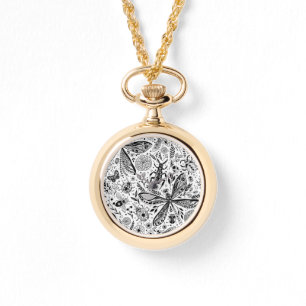 Doodle-bugs in donkerblauw horloge