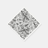 Doodle-bugs in donkerblauw servet (Hoek)