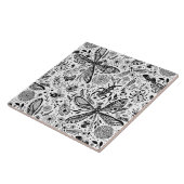 Doodle-bugs in donkerblauw tegeltje (Zijkant)