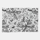 Doodle-bugs in donkerblauw theedoek (Horizontaal)