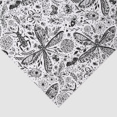 Doodle-bugs in donkerblauw tissuepapier (Detail)