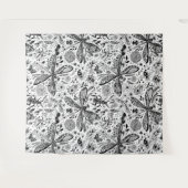 Doodle-bugs in donkerblauw wandkleed (Voorkant (horizontaal))