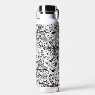 Doodle-bugs in donkerblauw waterfles