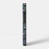 Doodle-bugs op grijs rooster iPhone hoesje (Linkerkant)