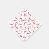 Doodle Candy Cane Pattern Mok Servet (Hoek)