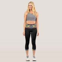 Doodle Capri-Leggings