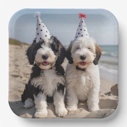 Doodle Celebration Borden Papieren Bordje (Voorkant)