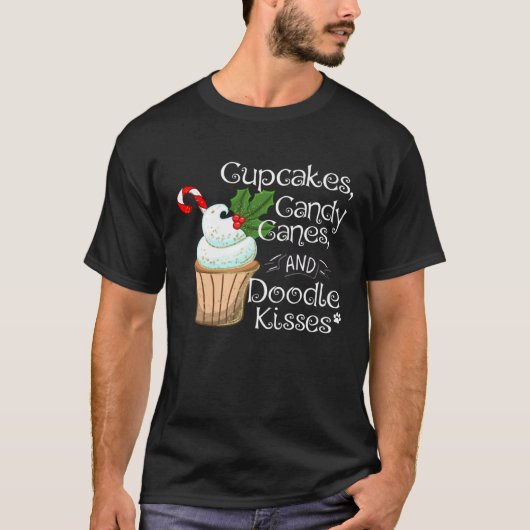 Doodle Christmas  Aussiedoodle Bordoodle Sheepadoo T-shirt (Voorkant)
