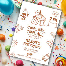 Doodle Circus Show Verjaardagsfeestje