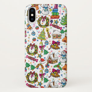 Doodle Clip art Christmas design Hoesje
