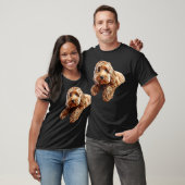 Doodle Cockerpoo Cockapoo Spoodle Cute Puppy Dog T-shirt (Unisex)