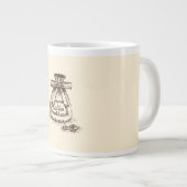 Doodle Coffee Beans Artistic Coffee Mug (Devant droit)