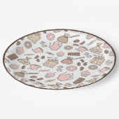 Doodle Coffee Design Paper Bord (Gekanteld)