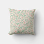 Doodle Daisies Pastel Floral Pattern Kussen (Voorkant)