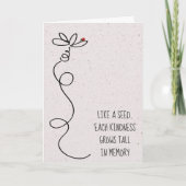 Doodle Daisy met Ladybug Kaart (Voorkant)