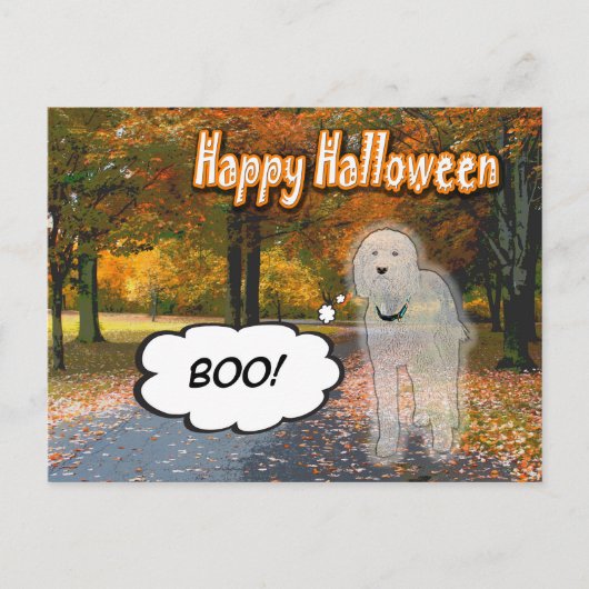 Doodle Days Comics Happy Carte postale Halloween (Devant)