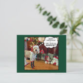 Doodle Days Comics Merry kerstBriefkaart Briefkaart (Staand voorkant)